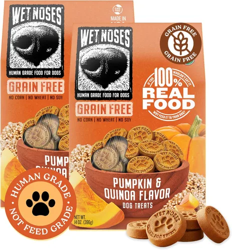 Miniatura 27 de Wet Noses Golosinas orgánicas crujientes para perros sin granos, totalmente naturales, de grado humano, sin OMG, entrenamiento saludable