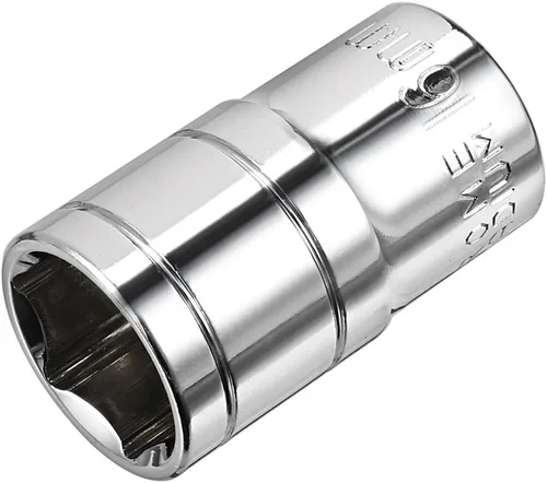 Miniatura 10 de uxcell 1/2-Inch Drive 0.433 in 6-Point Zócalo poco profundo, métrico, Cr-V