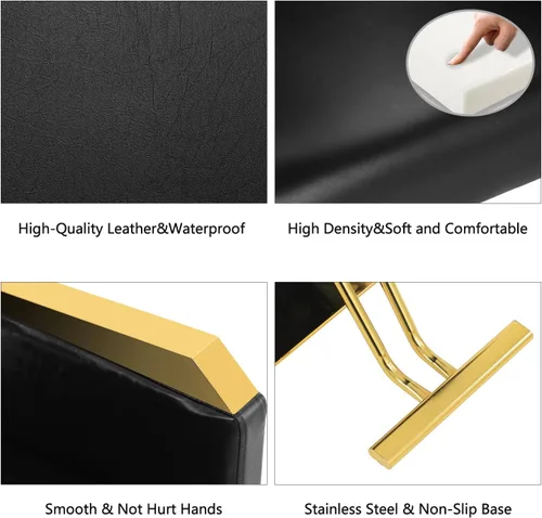 Miniatura 4 de Artist hand Silla de peluquería, silla hidráulica de peluquería, silla de peluquería giratoria de 360 grados, equipo de salón de belleza