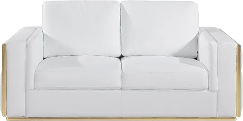 Miniatura 21 de Blackjack Furniture Catania - Moderno juego de sofá de cuero italiano de grano superior para sala de estar con marco de madera dura secada al horno