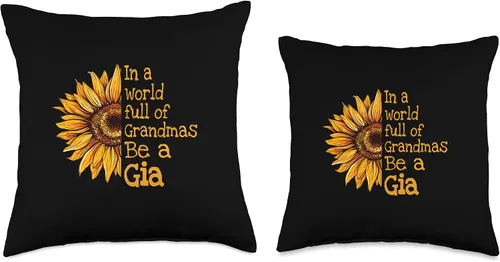 Miniatura 3 de Unique Christmas Birthday Mother's Day Gifts Shop In A World Gia Special Grandma - Almohada de 16 x 16 pulgadas, multicolor