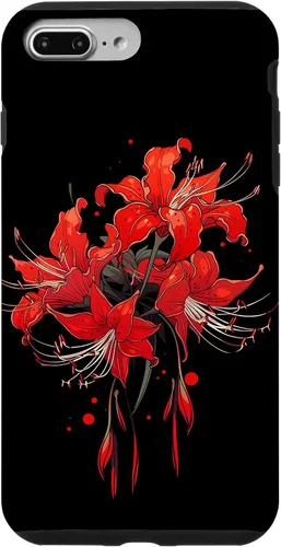 Miniatura 11 de iPhone 14 Red Spider Lily Funda de anime de manga estética japonesa japonesa