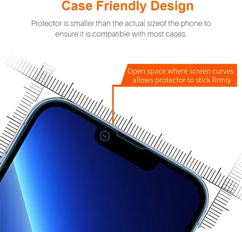 Miniatura 6 de Protector de pantalla para iPhone 13 Pro Max, protector de pantalla para iPhone 14 Plus, protector de pantalla anti luz azul, compatible con iPhone