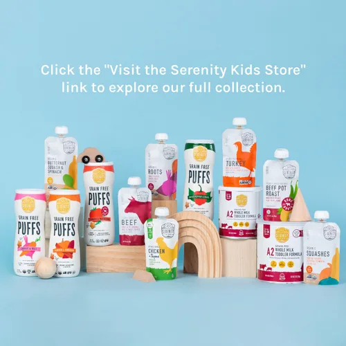 Miniatura 9 de Serenity Kids Bolsas de alimentos para bebés con puré vegetariano orgánico USDA de más de 6 meses, sin frutas azucaradas ni azúcar añadido, sin