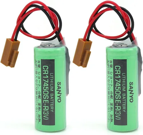 Batería PLC CR17450SE-R de 3 V 2500 mAh con resistencia para sistema CNC FANUC A98L-0031-0012 con enchufe