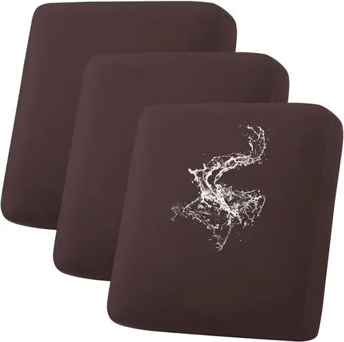 Miniatura 64 de hyha Fundas de cojín impermeables para sofá, funda elástica para asiento de sofá para perro, lavable, antideslizante, impermeable, fundas de cojín