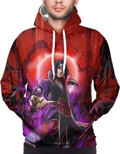 Miniatura 5 de Pgydyd Unisex Anime Hoodie Cosplay Sweatshirt Long Sleeve Pullover 3d Printing Hoodies