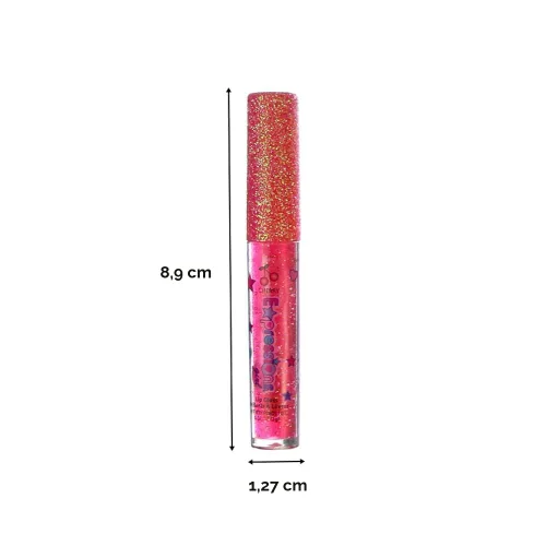 Miniatura 6 de Juego de 7 brillos de labios con sabor a fruta, brillo de labios en varios sabores afrutados, maquillaje no tóxico para niños y adolescentes