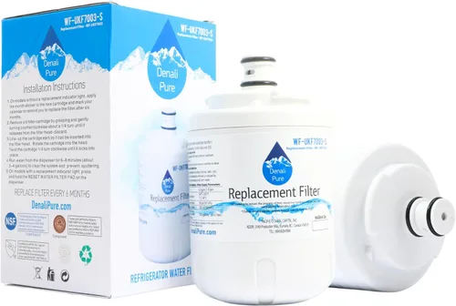 Miniatura 13 de Filtro de agua de repuesto para refrigerador JCD2389GES - Compatible con el cartucho de filtro de agua para refrigerador UKF7003