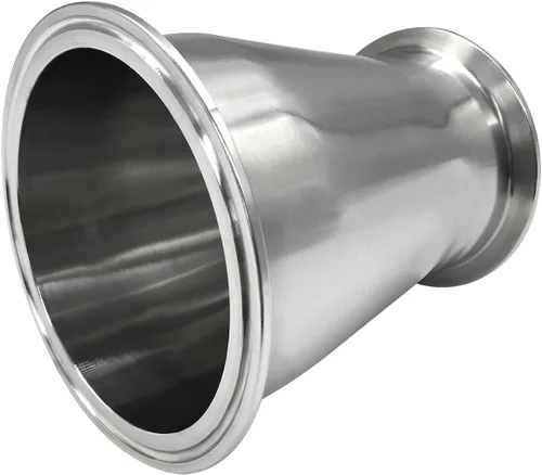 Miniatura 10 de Beduan Reductor Tri Clamp Férula Acero Inoxidable 304 Instalación Sanitaria Tubo de 2" OD a 1-1/2" Tubo OD (Paquete de 2)