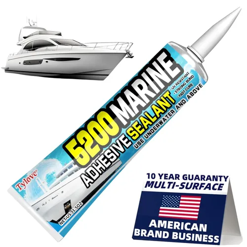 Miniatura 7 de Adhesivo sellador marino [negro] 3M 5200 de curado rápido de 85 gramos - Unión y sellado permanente y hermético - Resistente a los rayos UV, sobre