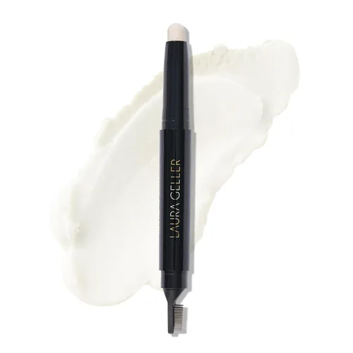 LAURA GELLER NEW YORK Define-n-Tame - Varilla de elevación de cejas – Cejas completas laminadas – Cera para cejas (01 transparente, 1 unidad)