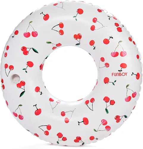 Miniatura 9 de FUNBOY Flotador inflable gigante de tubo de conchas marinas, balsa de lujo para fiestas de verano en la piscina y entretenimiento Seashells