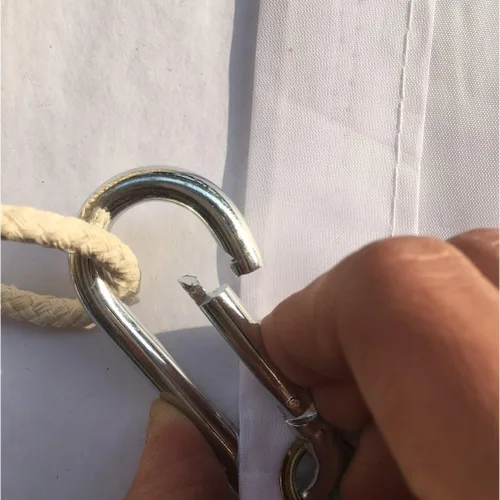 Miniatura 3 de 4 ganchos de clip para asta de bandera de 2.8 pulgadas, accesorio para asta de bandera