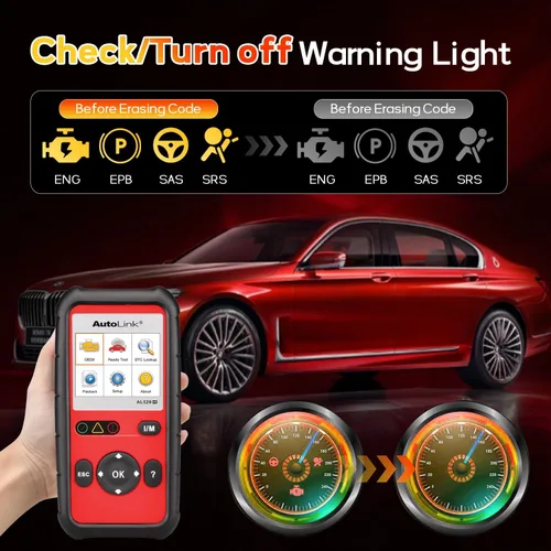 Miniatura 6 de Autel AutoLink AL529HD, lector de código de vehículo, escáner de código AL529 OBD2 avanzado, AutoVIN lectura de códigos mejorados