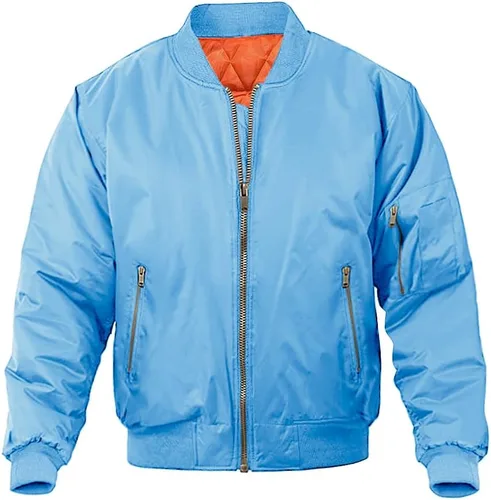 Miniatura 24 de MAGNIVIT - Chaqueta de aviador para hombre, informal, para otoño e invierno, chaqueta y abrigo militar