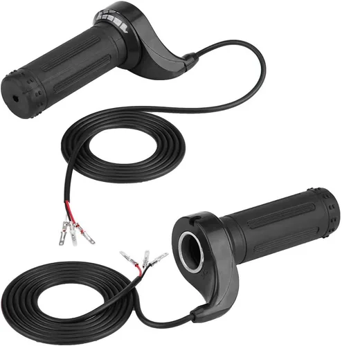 Miniatura 6 de Empuñadura del acelerador, acelerador universal de velocidad de giro con conexión de 3 cables para scooter eléctrico, bicicleta, bicicleta