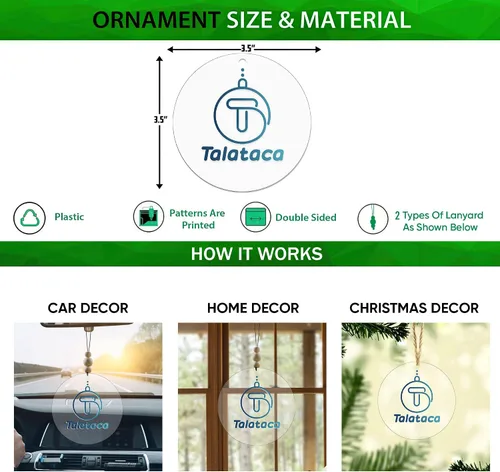 Miniatura 2 de Talataca Adorno plano 2D cristiano para automóvil y cuentas de madera, citas inspiradoras con cuentas, accesorios para espejo retrovisor, colgante 37