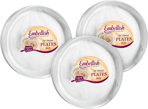 Miniatura 13 de Embellish - cuencos y platos de plástico duro transparente, Paquete de 60