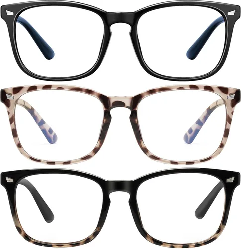 Miniatura 48 de hunsquer Gafas de luz azul para mujer/hombre, gafas de luz azul para computadora negro (806803blacktoucha)
