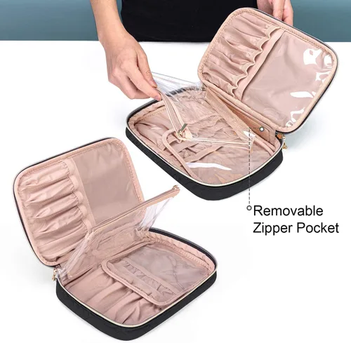 Miniatura 4 de Yarwo Estuche de transporte compatible con el juego de herramientas Cricut, bolsa organizadora de accesorios para bolígrafos de manualidades y Negro