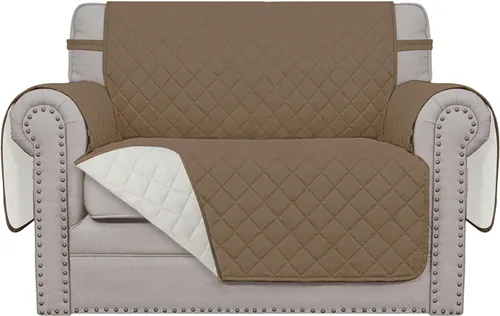 Miniatura 224 de Easy-Going - Funda para sofá, futón y sillón sin reposabrazos, reversible, resistente al agua, para mascotas y niños (azul oscuro/azul claro)