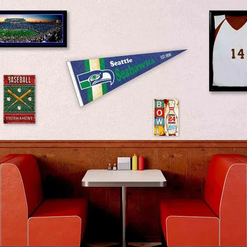 Miniatura 3 de Bandera retro vintage de Seattle Seahawks