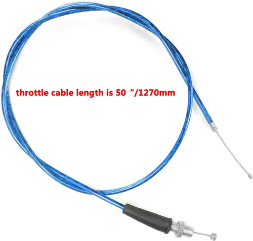 Miniatura 3 de HOLATO Cable de acelerador de 50'' para Predator 212cc 6.5hp Coleman CT100U CT200U BT200X Baja Warrior Doodlebug Db30 Mb165 Mb200 MOTOVOX MBX10 Azul