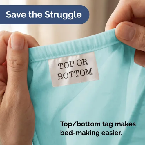 Miniatura 7 de Sábana bajera tamaño King – Sábana bajera individual inferior – Ropa de cama de lujo ultrasuave para hotel con bolsillos de 8 a 16 pulgadas de 22