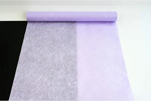 Miniatura 8 de Papel de morera coreano HanJi con textura de fibra natural, envoltura de regalo, papel tapiz decorativo UnYong-Ji rollo marrón 21.3 in x 65.6 ft