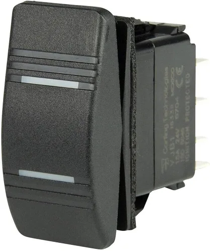 Miniatura 4 de BEP Marine Control táctil de 3 posiciones IP66 nominal 24V Negro 2 vías DIN montaje en carril interruptor de botón