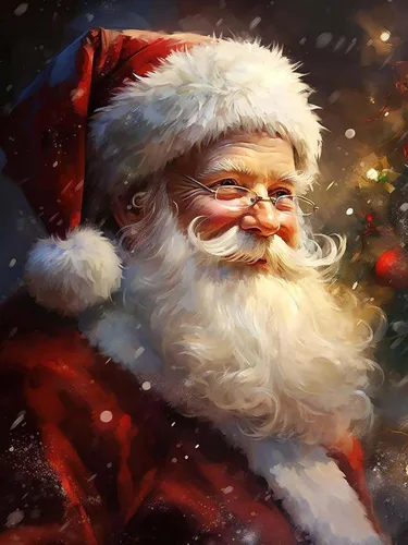 Miniatura 9 de SKRYUIE Kits de pintura de diamantes de muñeco de nieve 5D de Navidad, kits de arte de diamantes para adultos, Navidad, taladro redondo completo