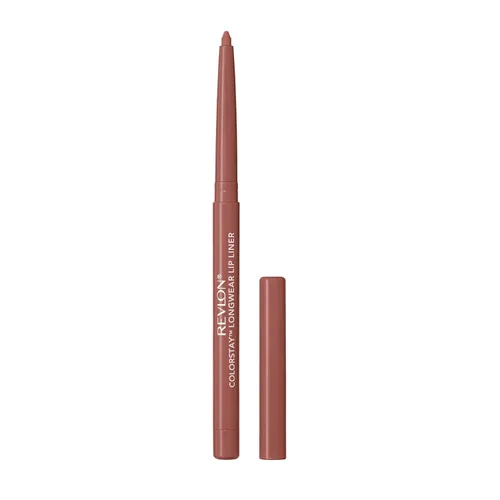 Revlon Colorstay - Maquillaje delineador de labios con afilador integrado, colores ricos de larga duración, aplicación suave, 630 nude, 0.01 onzas