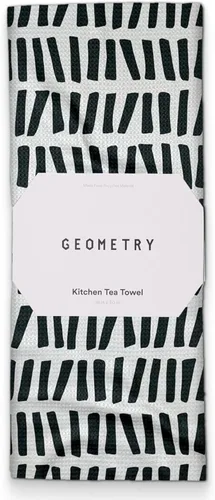 GEOMETRY Toallas de Cocina para Té - Toallas de Platos de Microfibra de Secado Rápido para Cocina All Lined Up, 18" x 30" 1 Paquete Todo alineado