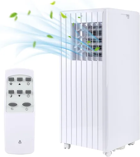 Jojoka Aire acondicionado portátil con control remoto, acondicionador portátil de 8000 BTU para habitación, dormitorio, oficina con unidad de CA