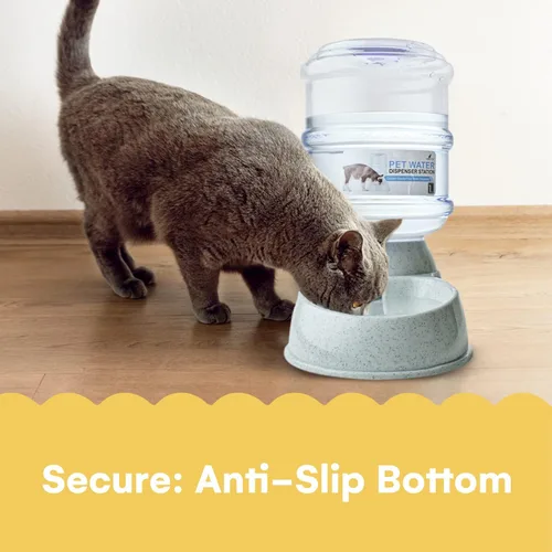 Miniatura 7 de NOA Dispensador automático de agua para mascotas Alimentador por gravedad para gatos y perros, estación dispensadora de riego, estación de agua