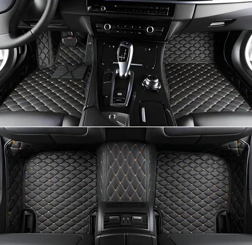 Miniatura 9 de Alfombrillas de Piso de Automóvil de Ajuste Personalizado por SARAHS - Cuero PU Impermeable de Cobertura Completa para la Mayoría de Automóviles