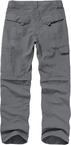 Miniatura 2 de Pantalones de senderismo para hombre, convertibles, ligeros, de secado rápido, para pesca, safari, campamento, viajes, para niño explorador