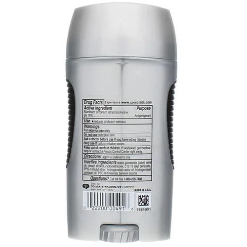 Miniatura 3 de SPEED STICK Desodorante antitranspirante sin perfume, 3 onzas (paquete de 5)