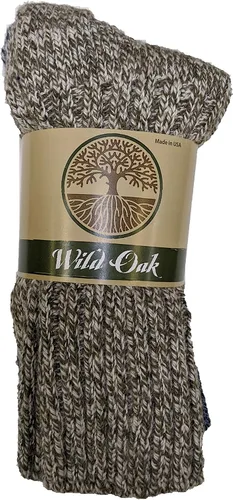 Miniatura 5 de Wild Oak Marled Crew Wool Ragg Calcetines de lana, varios