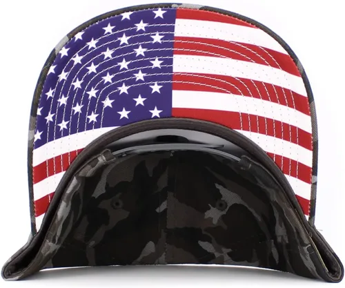 Miniatura 127 de KBETHOS Tactical Operator Collection USA Fishing Mesh Ballcap Flag Patch America Outdoors Trucker Baseball Cap