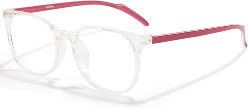 Miniatura 11 de ANRRI - Gafas de bloqueo de luz azul, antifatiga ocular, gafas para computadora, filtro UV400, marco ligero, para mujeres y hombres