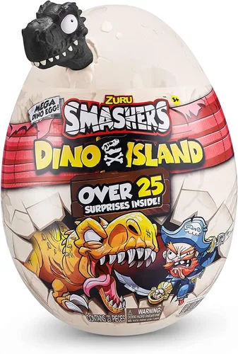 Miniatura 13 de Smashers Dino Island Mini Egg Spinosaurus de ZURU - Juguete de descubrimiento prehistórico con 10 sorpresas, juguetes de dinosaurio, slime, arena