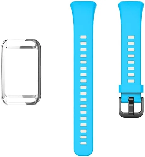 Miniatura 16 de Senter Funda de TPU suave premium Correas de repuesto de goma para Huawei Band 6/Honor Band 6 Smart Watch Verde ejército