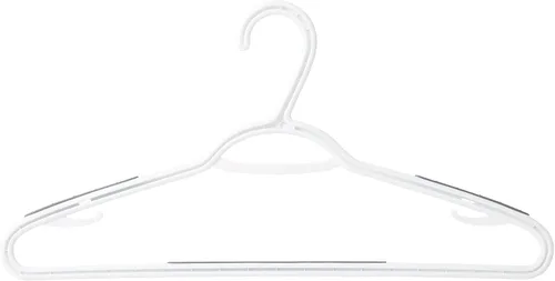 Miniatura 2 de Perchas antideslizantes y que ahorran espacio Neatfreak - Juego de 10 con ganchos para lencería y barra para pantalones/accesorios - Perchas