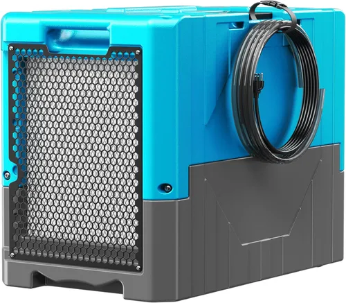 Miniatura 15 de 190PPD Commercial Dehumidifier with Pump for Basement-6000Sq.Ft. Warehouse, Large Space Crawl Space Dehumidifier for Efficient Water Damage Azul