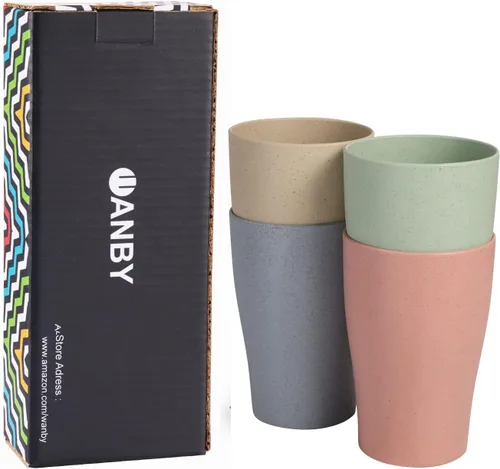 Miniatura 2 de Vasos de plástico de 4 colores para beber vasos aptos para lavavajillas, vasos de agua para jugo de agua, cóctel, campamento portátil