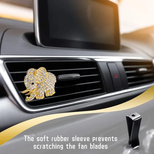 Miniatura 6 de Frienda Clips de ventilación para ambientadores de coche, accesorios de coche, ambientador de aire con cabeza cuadrada, clips de perfume para salida