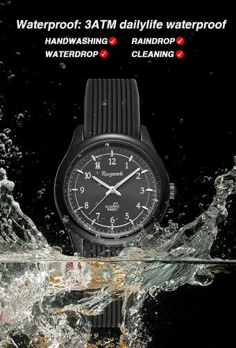 Miniatura 4 de Reloj de enfermera impermeable para mujer, reloj analógico de enfermería con segunda mano, esfera de fácil lectura