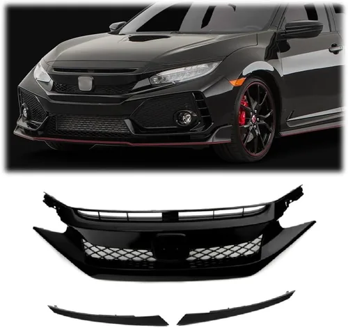 Miniatura 6 de PIT66 Rejilla superior delantera para parachoques compatible con Elantra Sedan 2011 2012 2013